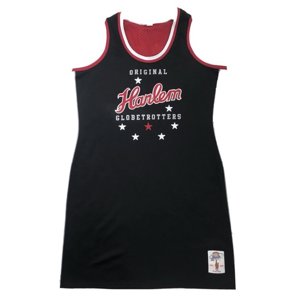 Harlem Globetrotters Platinum FUBU Black & Red Tank Top Jersey #20 Haynes Sz XL - Picture 1 of 9